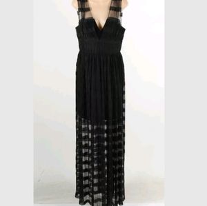 NWT Adelyn Rae Black Sheer elegance Dress